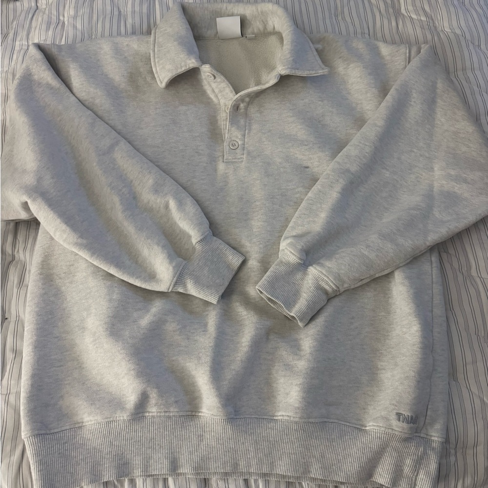Aritzia TNA Cozy Fleece in Cream